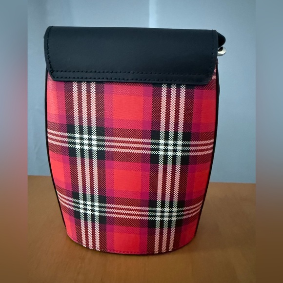 Kate Spade Blinx Plaid Owl Crossbody - Picture 2 of 6